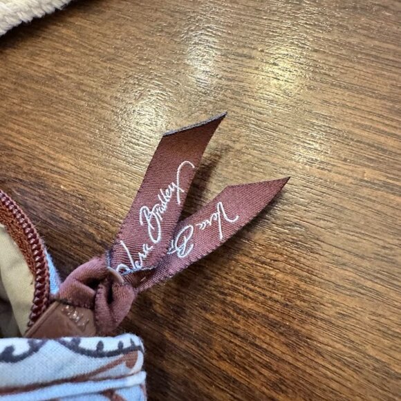 Vera Bradley Diaper Bag Blue and Brown Floral - Picture 2 of 7